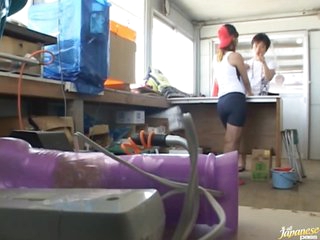 Incredibly Sexy Two-Asian-Girls-On-One-Guy Trio